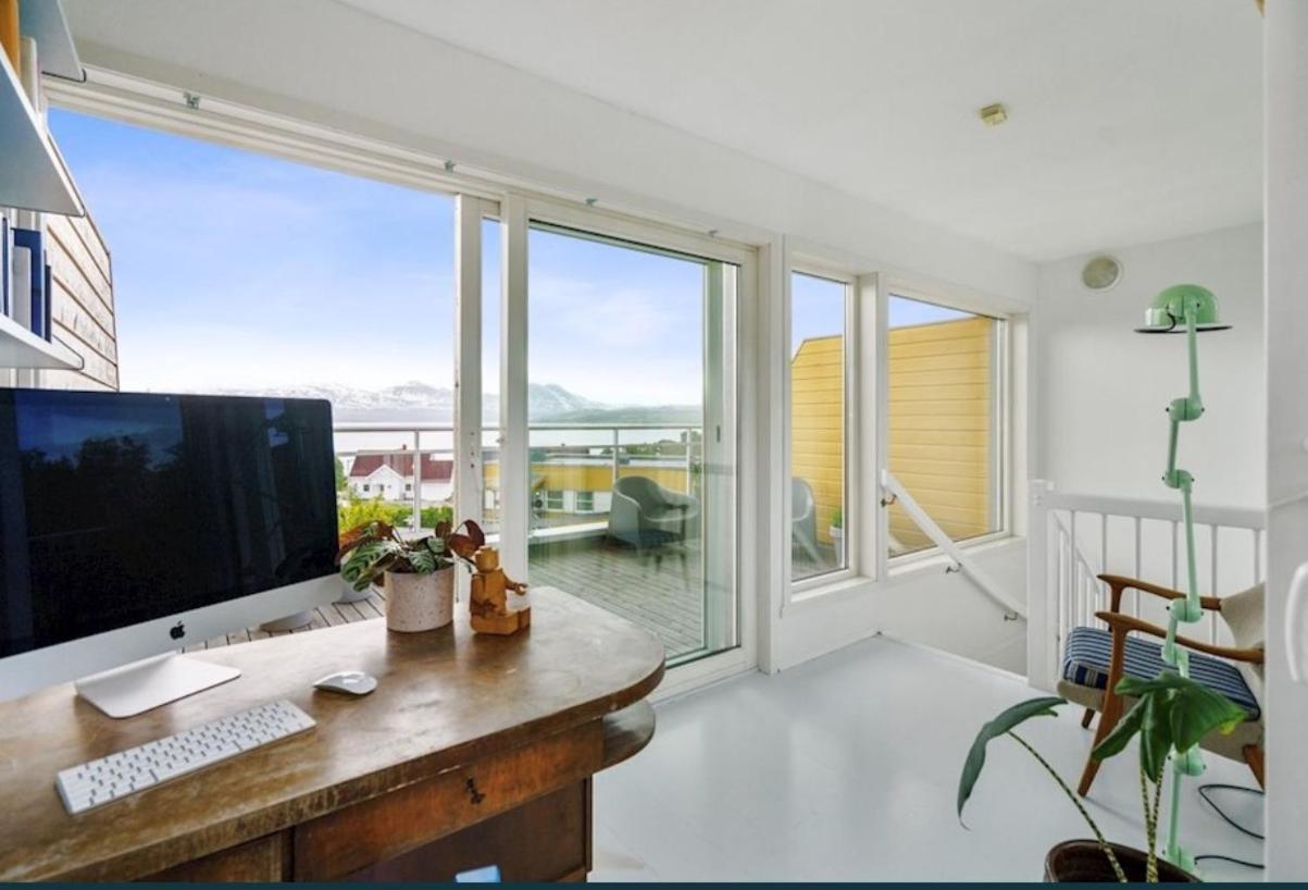 Arctic Homestay With Northern Light Viewpoint 特罗姆瑟 外观 照片