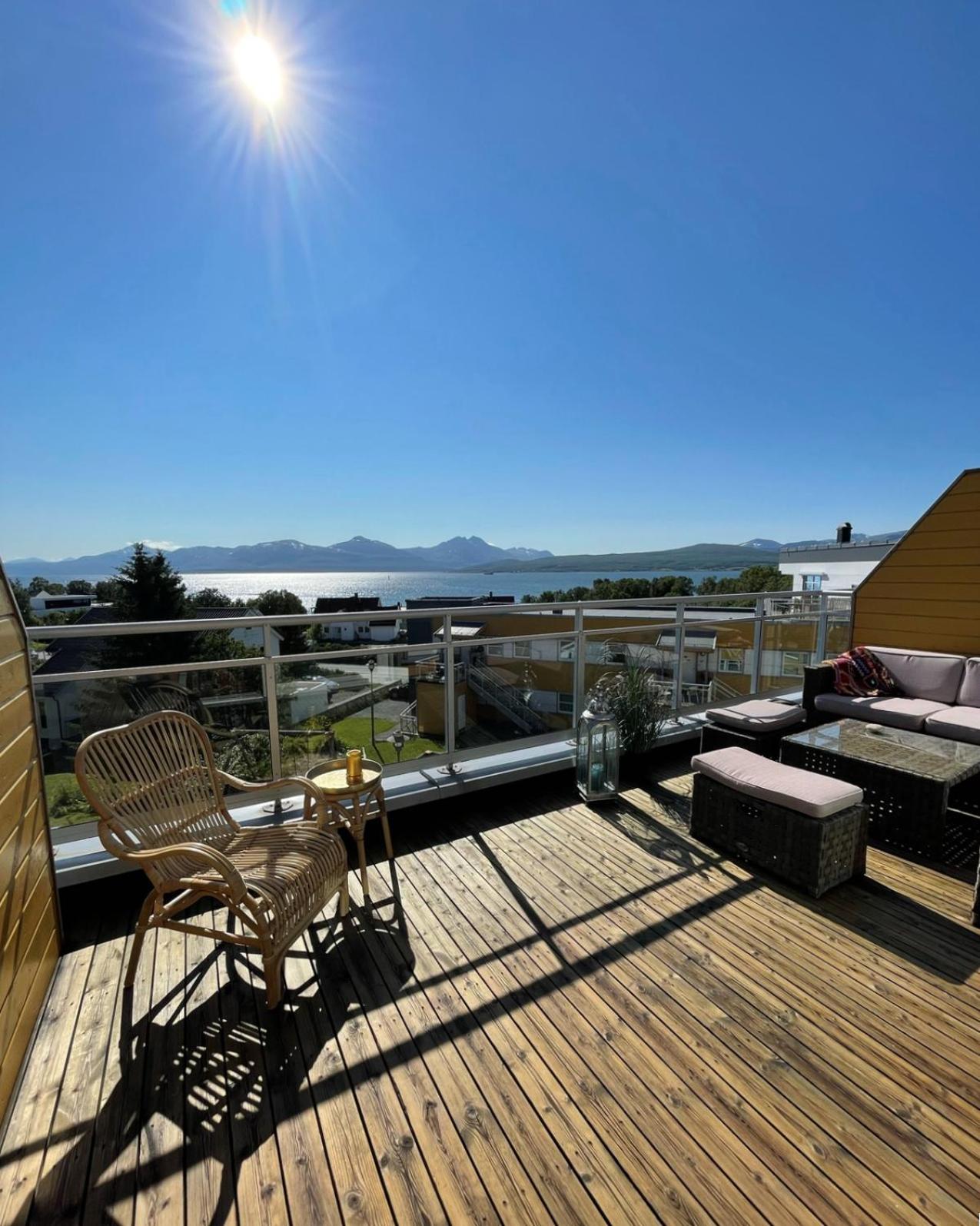 Arctic Homestay With Northern Light Viewpoint 特罗姆瑟 外观 照片